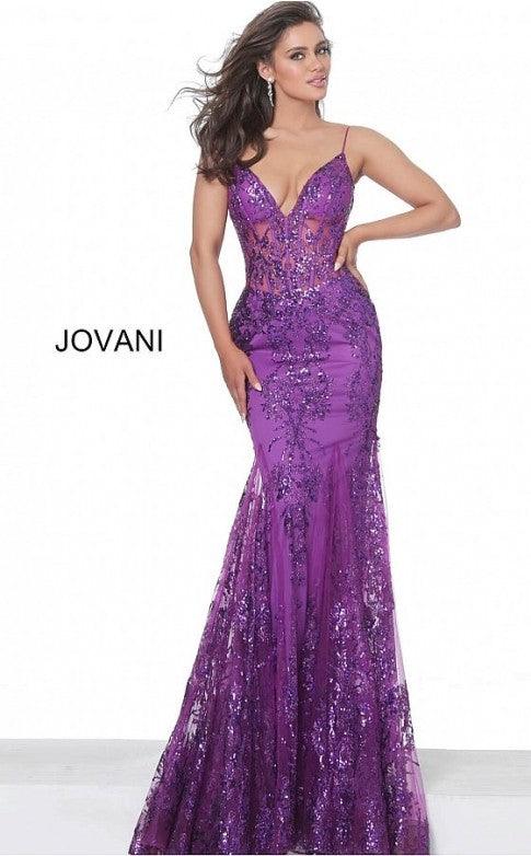 Long Spaghetti Straps Mermaid Gown 3675 ...